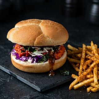 OMG! Chicken Tikka Burger?